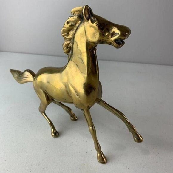 Brass Horse Figurine